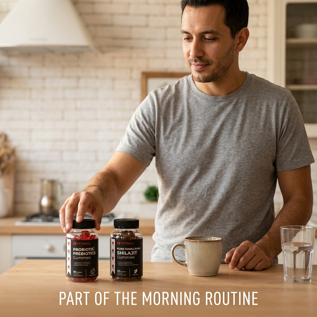 VETAverve Shilajit & Probiotic Gummies Bundle